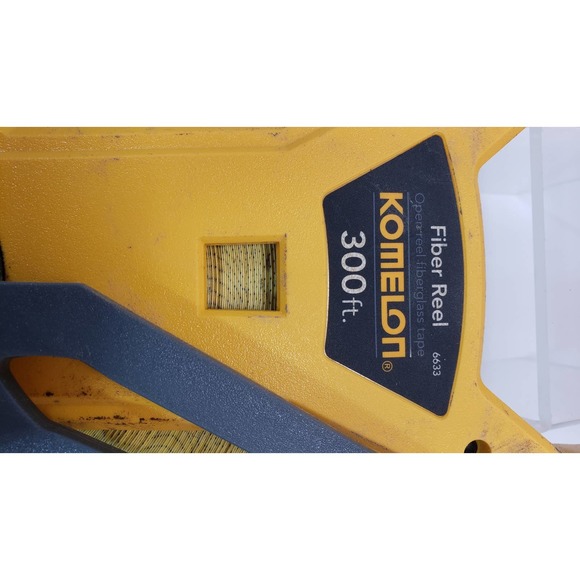 Komelon Tape Measure Open Reel Fiberglass 300 Ft with Versatile Hook Marking Sta - Picture 4 of 4